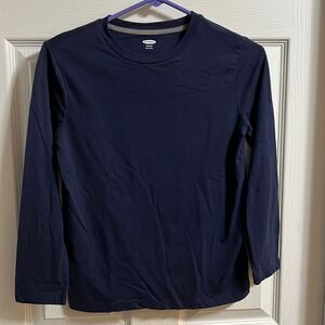 Old Navy navy blue Large (10/12) long sleeved shirt. Youth boys.